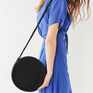 Urban Outfitters Circle Woven Crossbody Bag